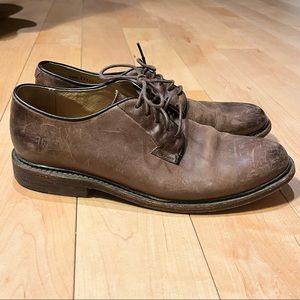 Frye Brown Oxfords, Size 8.5